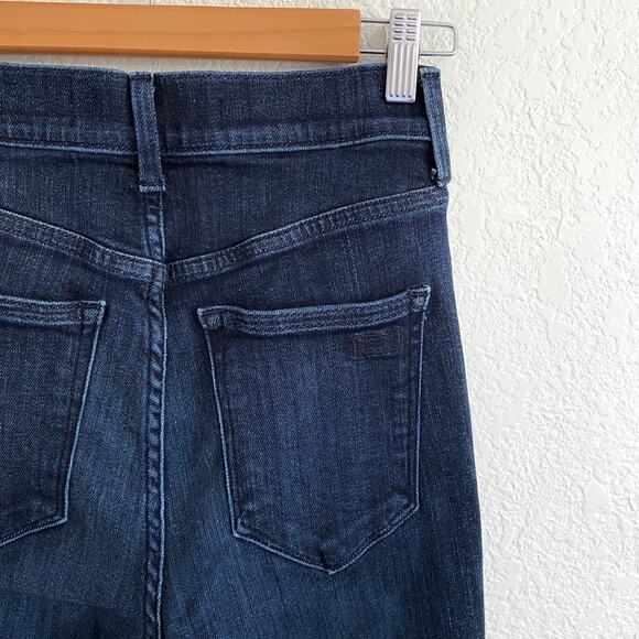 AYR The Riser High Rise Skinny Jeans Dark Wash Raw Hem Women’s W26 L28 LA Made - Picture 6 of 14